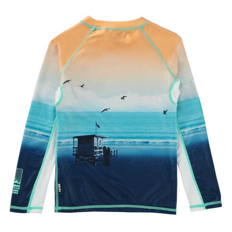 Molo Neptune LS Uv Zwemshirt Sunset Beach | NL0001090