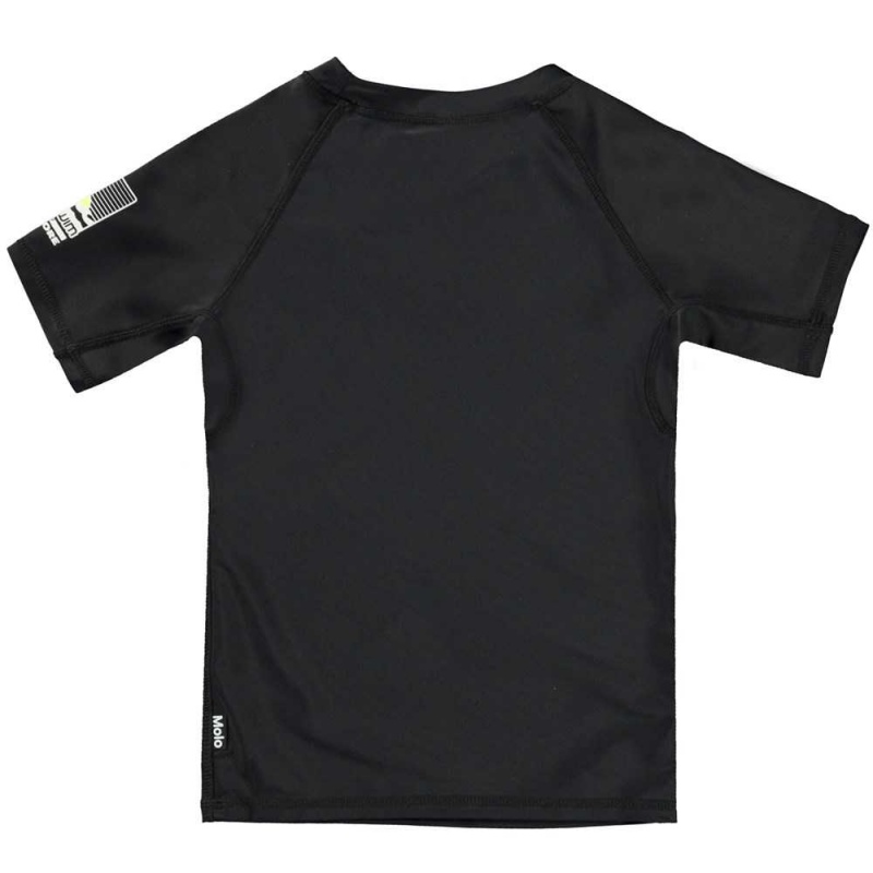 Molo Neptune Uv Zwemshirt Black | NL0001097