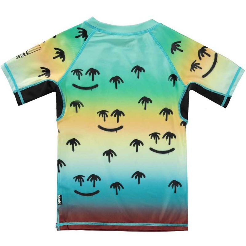 Molo Neptune Uv Zwemshirt Palm Spray | NL0001078