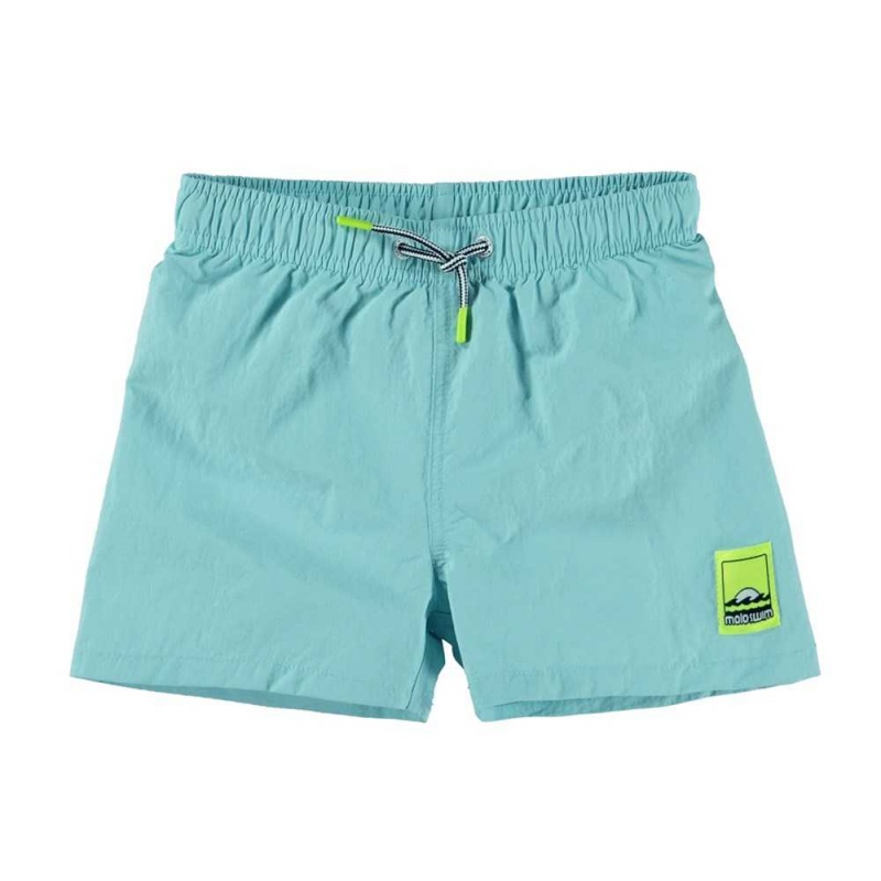 Molo Niko Solid Zwemshorts Pool Blue | NL0001169