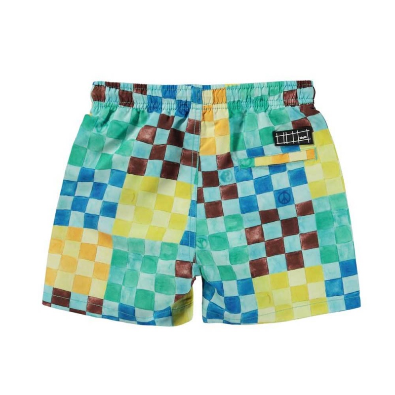 Molo Niko Zwemshorts Big Check | NL0001105