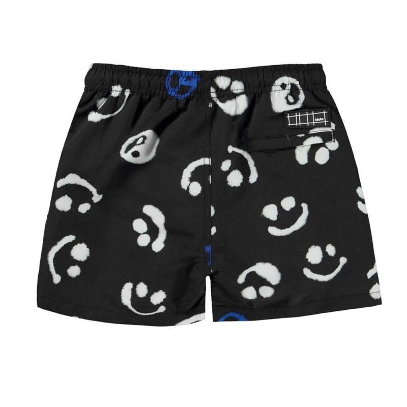 Molo Niko Zwemshorts Blue Signs | NL0001160