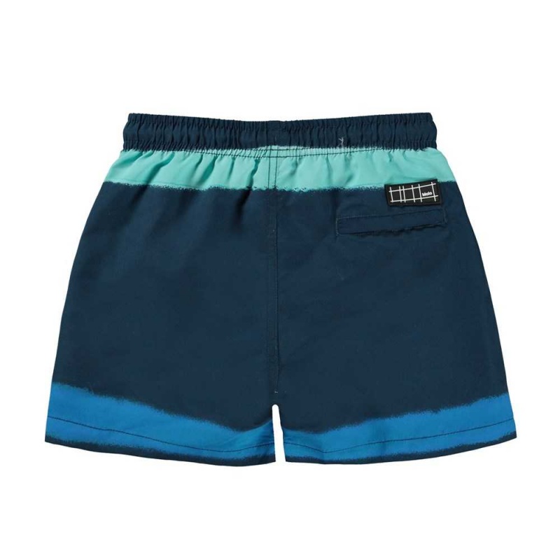 Molo Niko Zwemshorts Spray On Navy | NL0001122