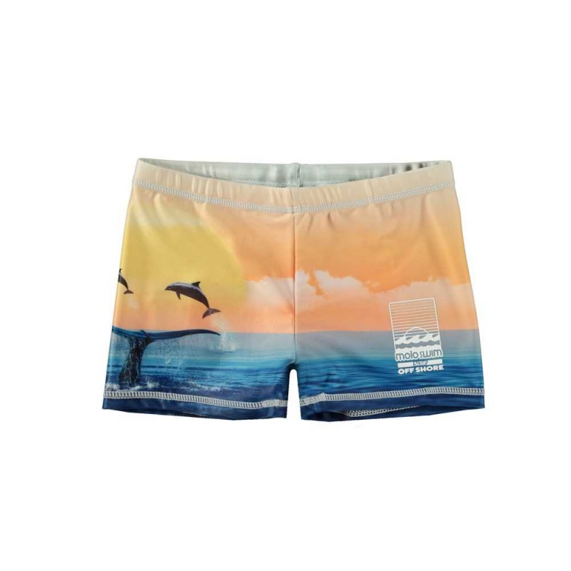 Molo Norton Placed Zwemshorts Ocean Smile | NL0001144