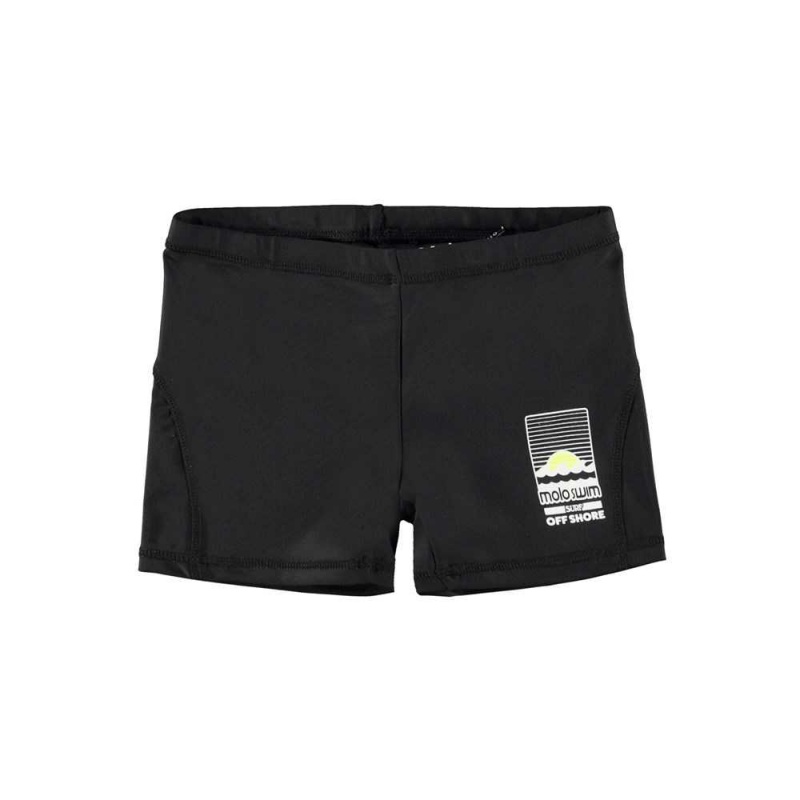 Molo Norton Solid Zwemshorts Black | NL0001161