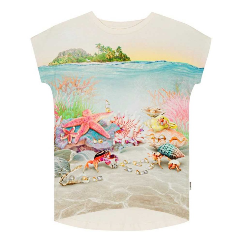 Molo Ragnhilde T Shirts Tops Meisje Underwater Fun | NL0000495