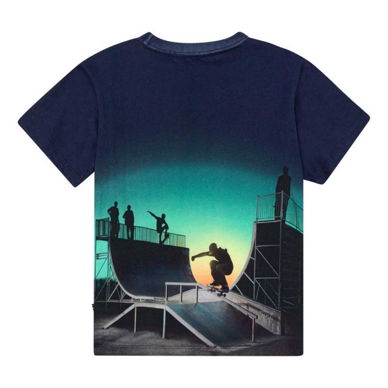 Molo Rame T Shirts Tops Jongen Halfpipe Universe | NL0000821