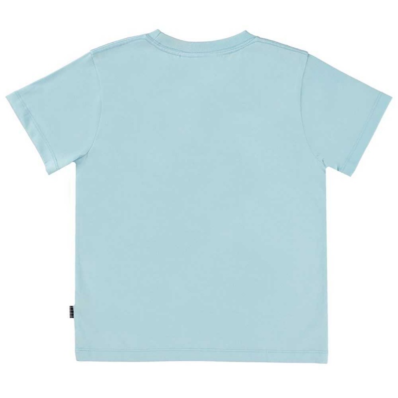 Molo Rame T Shirts Tops Jongen Water Smile | NL0000866