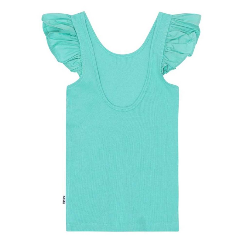 Molo Ranja T Shirts Tops Meisje Pacific | NL0000524