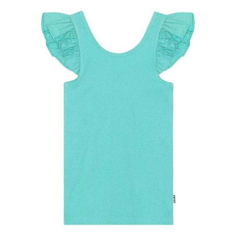 Molo Ranja T Shirts Tops Meisje Pacific | NL0000524