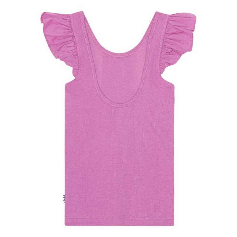 Molo Ranja T Shirts Tops Meisje Purple Pink | NL0000535