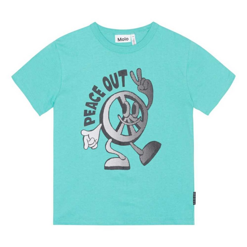 Molo Riley T Shirts Tops Jongen Pacific | NL0000830