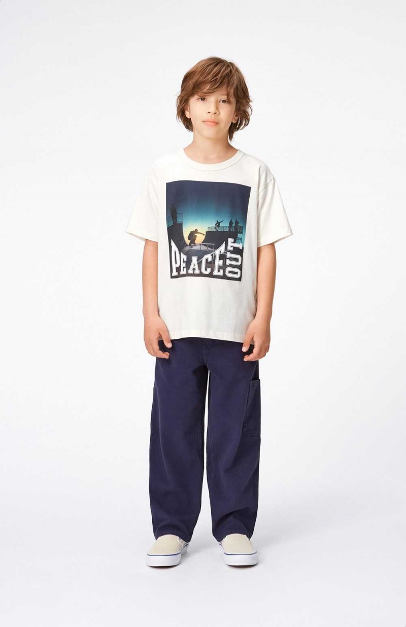 Molo Riley T Shirts Tops Jongen Peace Out Skate | NL0000822