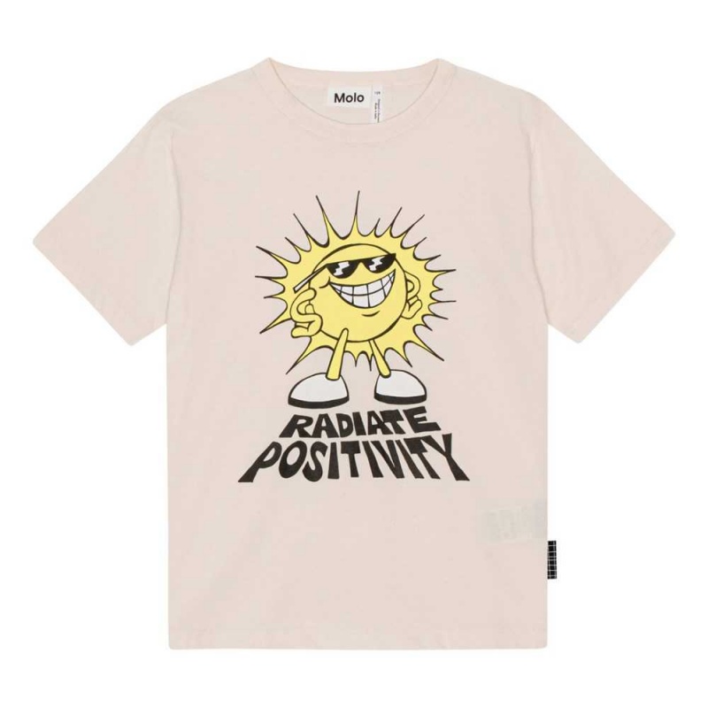 Molo Riley T Shirts Tops Jongen Positive Sun | NL0000818