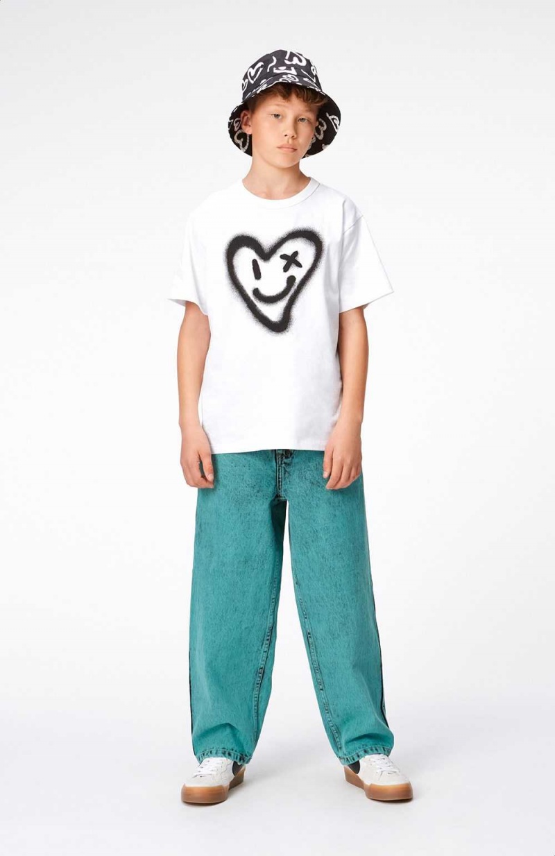 Molo Riley T Shirts Tops Jongen Sprayed Heart | NL0000801