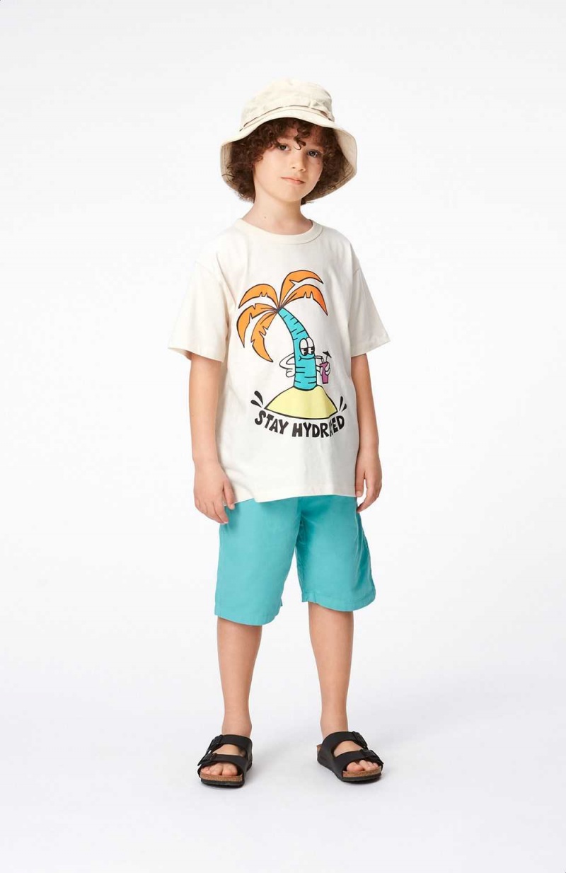 Molo Riley T Shirts Tops Jongen Thirsty Palmtree | NL0000775