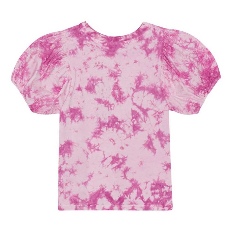 Molo Ritta T Shirts Tops Meisje Purple Tie Dye | NL0000541