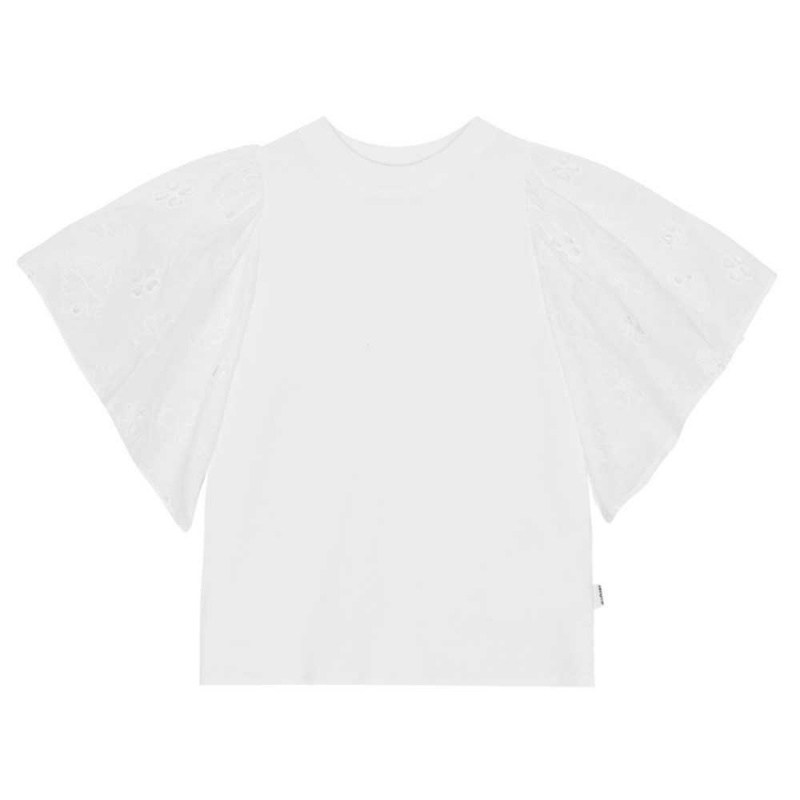 Molo Ritza T Shirts Tops Meisje White | NL0000492