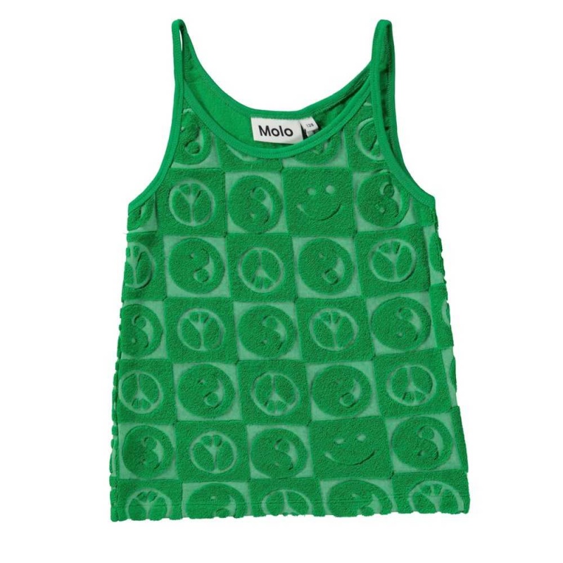 Molo Rizi T Shirts Tops Meisje Bright Green | NL0000518