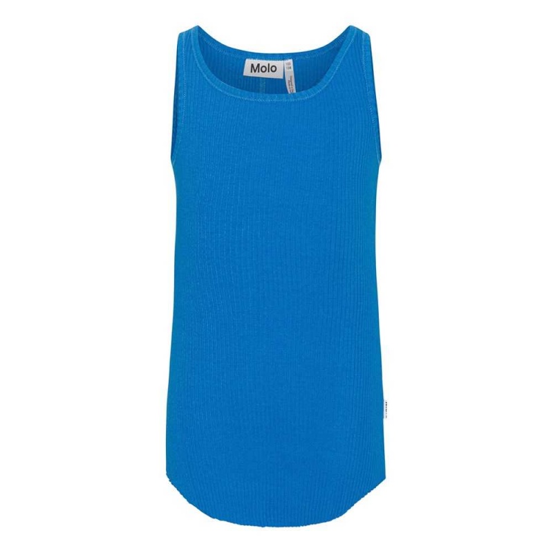 Molo Roberta T Shirts Tops Meisje Retro Blue | NL0000501