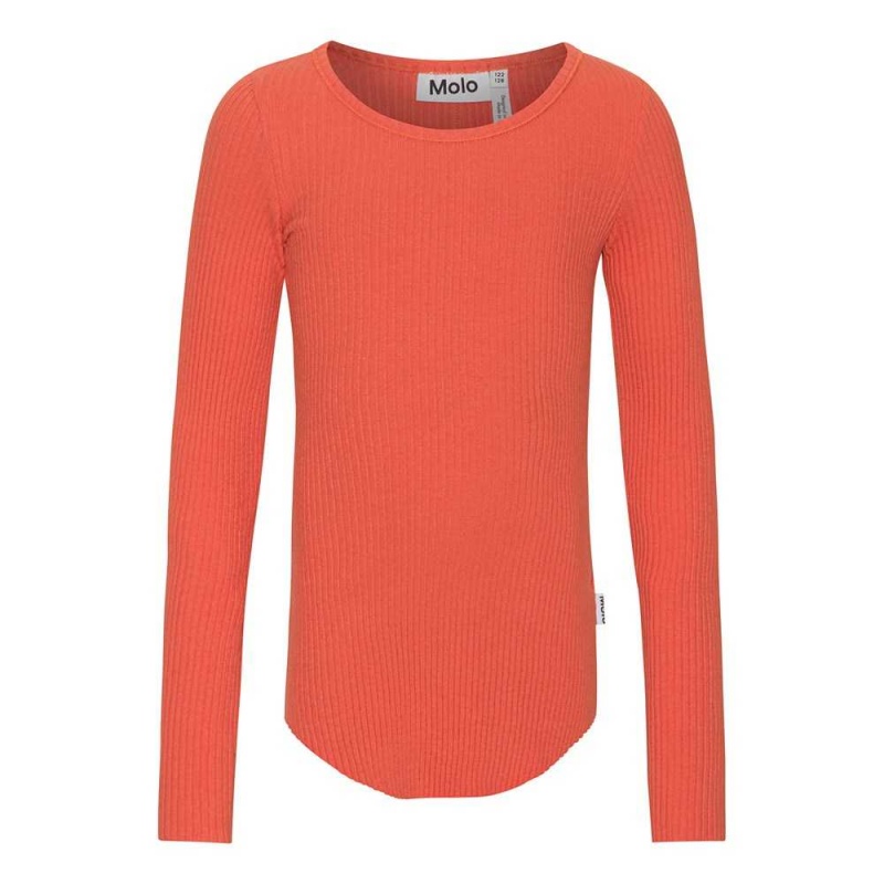 Molo Rochelle T Shirts Tops Meisje Red Clay | NL0000565