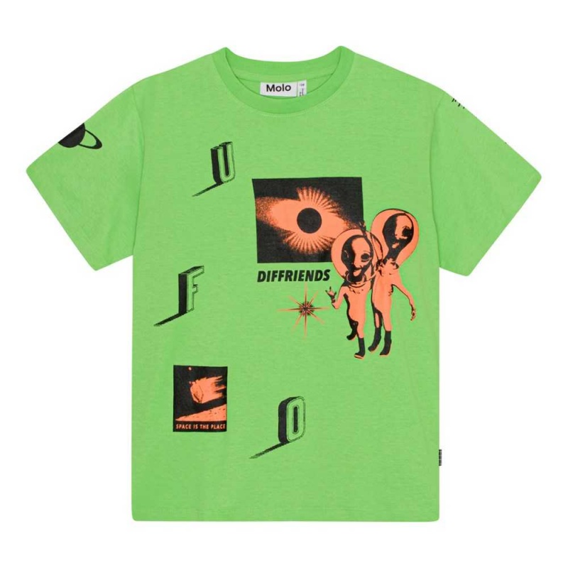 Molo Rodney T Shirts Tops Jongen Alien Friends | NL0000832