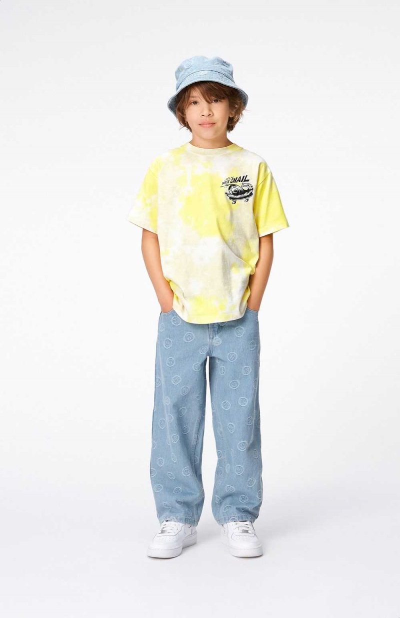 Molo Rodney T Shirts Tops Jongen Lemon Sand Dye | NL0000825