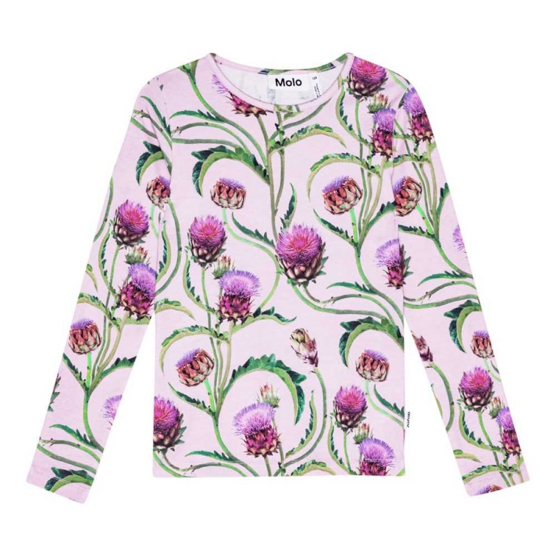 Molo Rose T Shirts Tops Meisje Artichoke Glow | NL0000540