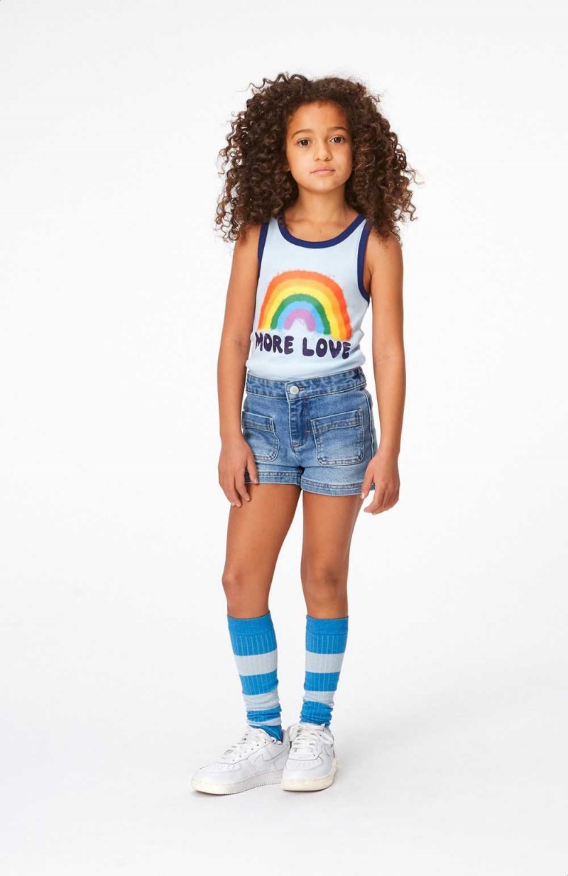 Molo Rosie T Shirts Tops Meisje Love Rainbow | NL0000549