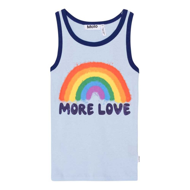 Molo Rosie T Shirts Tops Meisje Love Rainbow | NL0000549