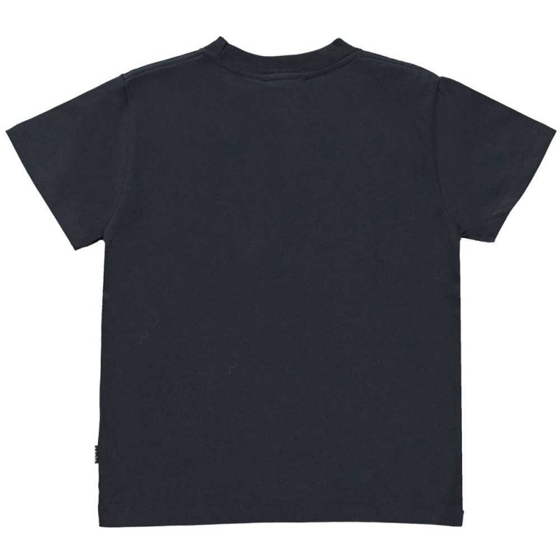 Molo Roxo T Shirts Tops Jongen Dark Navy | NL0000864