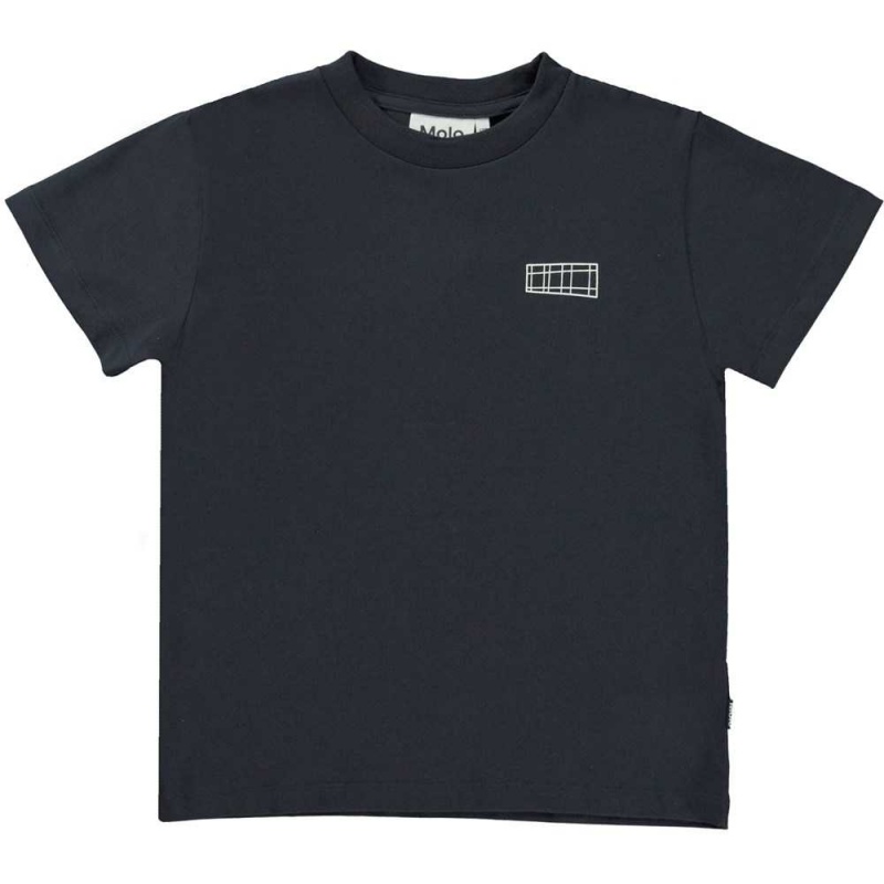 Molo Roxo T Shirts Tops Jongen Dark Navy | NL0000864