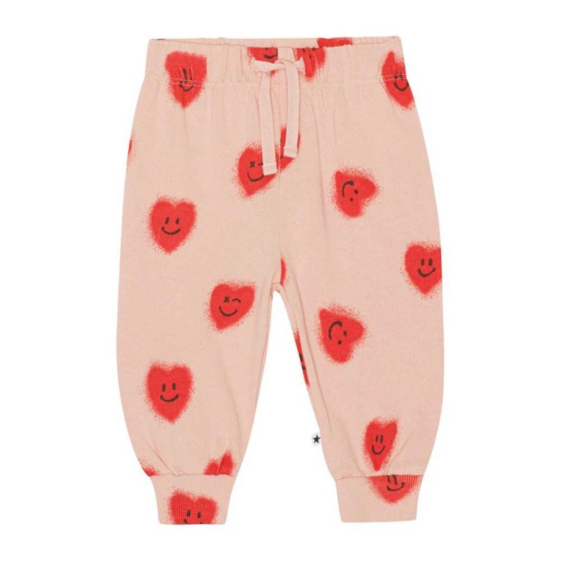 Molo Simeon Pants Jeans Meisje Red Hearts | NL0001385