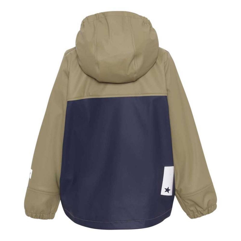 Molo Zan Regenkleding Khaki Green Block | NL0000120